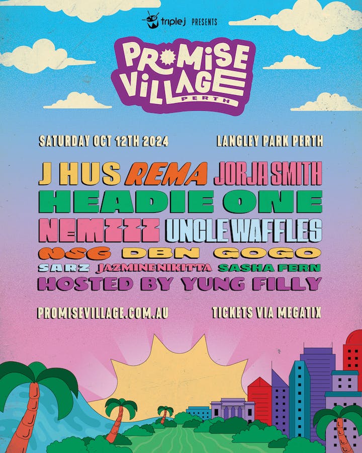 Promise Village Festival 2024 Lineup: J Hus, Rema, Jorja Smith, Headie One, Nemzzz, Uncle Waffles, NSG, DBN Gogo, Sarz, Jazminenikitta, Sasha Fern - Hosted by Yung Filly